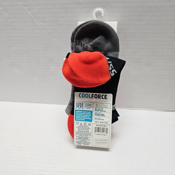 New Cool Force Advance Cooling Technology Socks 3 Mens No Shows Shoe Size 6 -12 - Picture 2 of 16